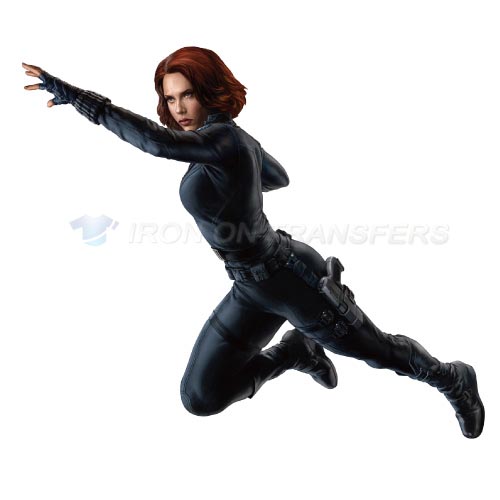 Black Widow Iron-on Stickers (Heat Transfers)NO.457